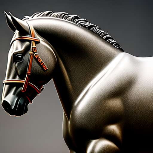 Horseback Sculpture Midjourney Prompt - Customizable Equine Art Generator - Socialdraft
