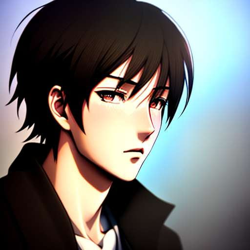 Midjourney prompt: pfp, profile background, anime boy, - PromptHero
