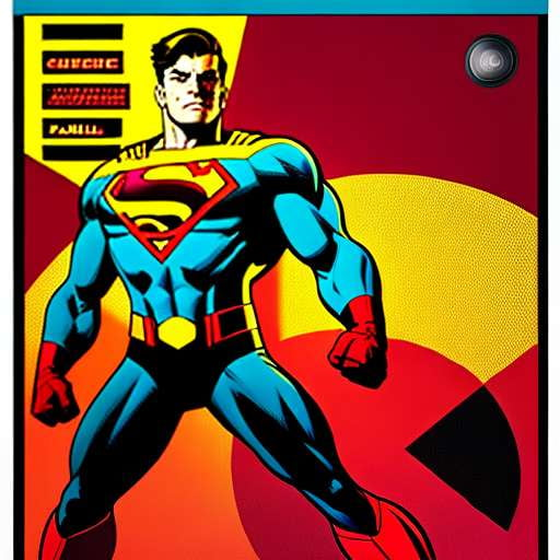 Superhero Comic Book Cover - Customizable Midjourney Prompts - Socialdraft
