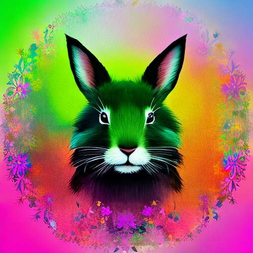 Mandala Rabbit in Spring Forest Midjourney Prompt for Custom Art Creation - Socialdraft