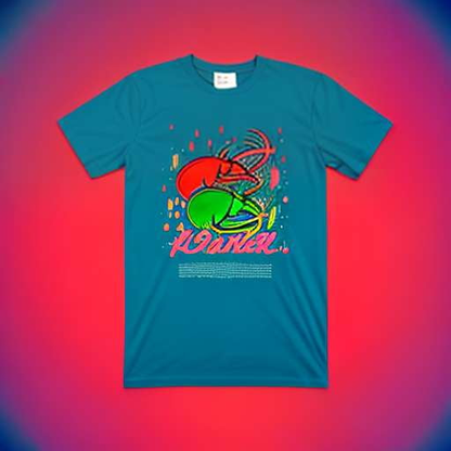 Lively Lobster T-Shirt Design Midjourney Prompt - Socialdraft