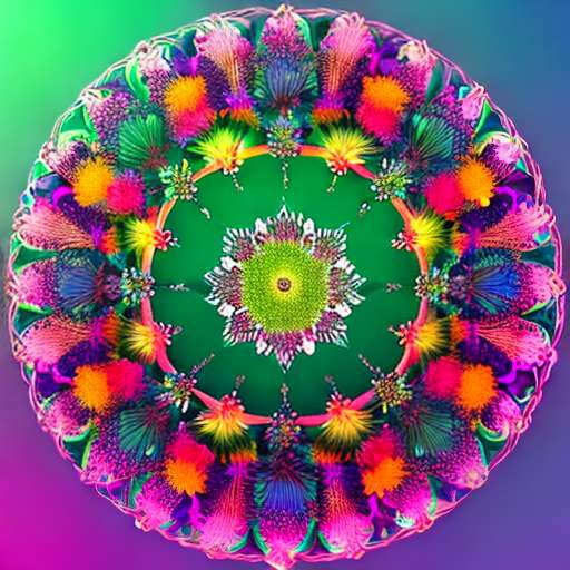 Mandala Snail in Garden Midjourney Prompt - Customizable Text-to-Image Creation - Socialdraft