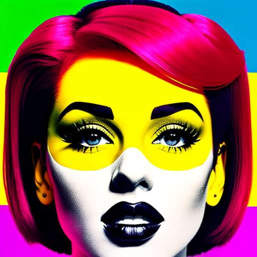 Pop Art Kitsch Portrait Creator with Midjourney AI Technology - Socialdraft