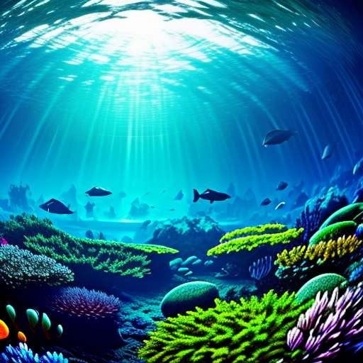 "Underwater Forest" Text-to-Image Midjourney Prompt for Custom Art Creation and Inspiration - Socialdraft