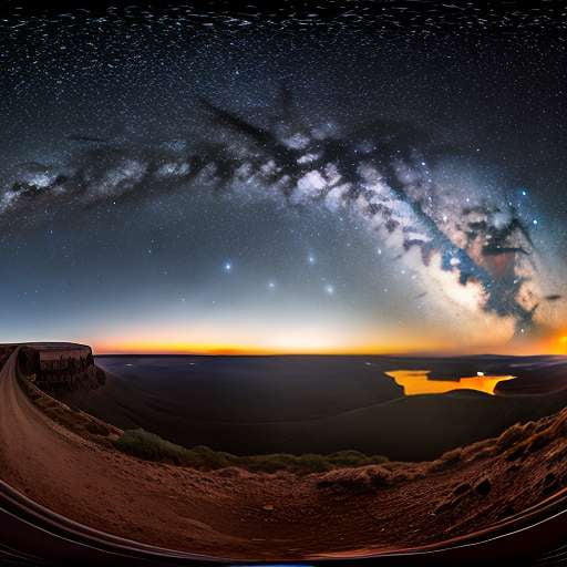 Milky Way Panorama Midjourney Prompt - Create Your Own Starry Night - Socialdraft