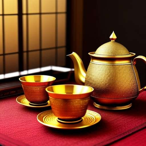 Arabic Tea Set Midjourney Generator - Socialdraft