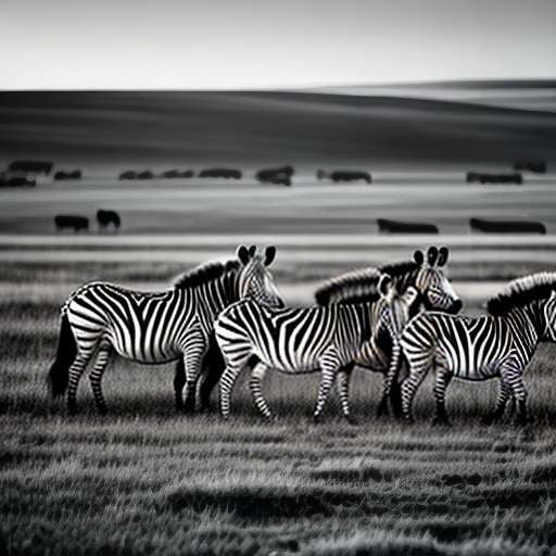 Midjourney Prompt: Zebra Migration in African Savanna - Socialdraft