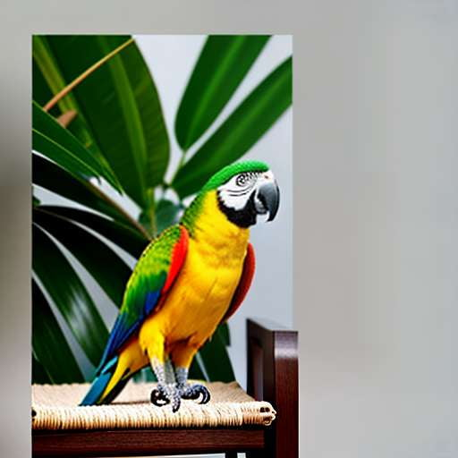 "Customize Your Parrot in Chair with Midjourney Prompt" - Socialdraft