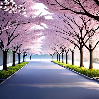 Cherry Blossom Sanctuary Midjourney Prompt for Relaxation and Creativity - Socialdraft