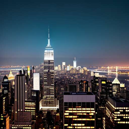 NYC Skyline Midjourney Prompt - Create your own Cityscape Masterpiece - Socialdraft