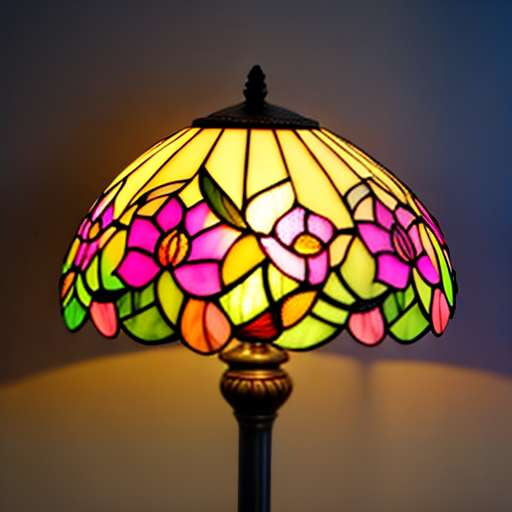 Tiffany Lotus Lamp Midjourney Prompt - Create Your Own Artistic Masterpiece - Socialdraft