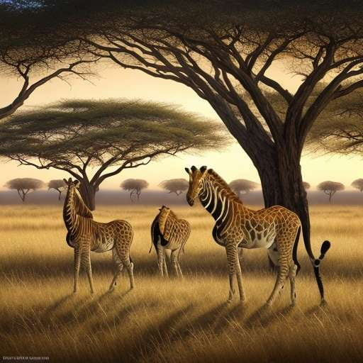 African Savannah Midjourney Animal Prompts for Ultra-Realistic Drawings - Socialdraft