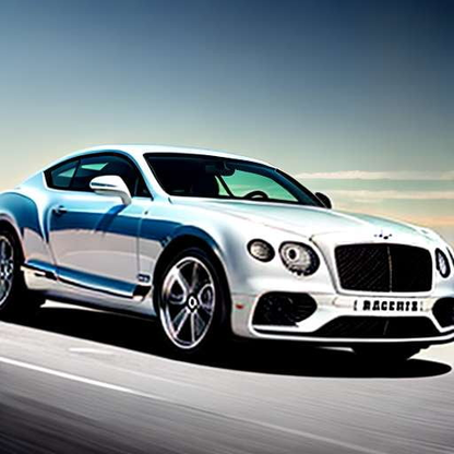 Bentley Bacalar Blue and Silver Midjourney Prompt - Customizable Image Generation - Socialdraft