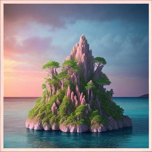 Island Dreamscape: Midjourney Prompt for Coral Paradise - Socialdraft