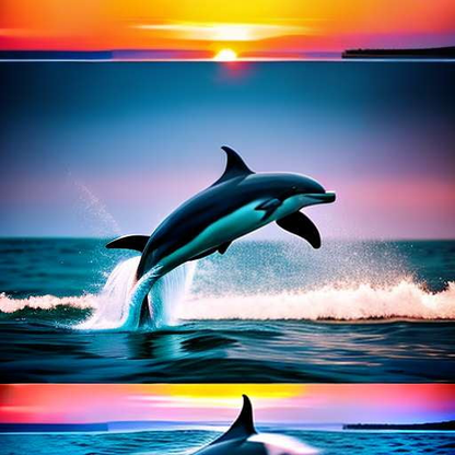 Dolphin Delight Midjourney Prompt - Create Fun & Playful Dolphin Art! - Socialdraft