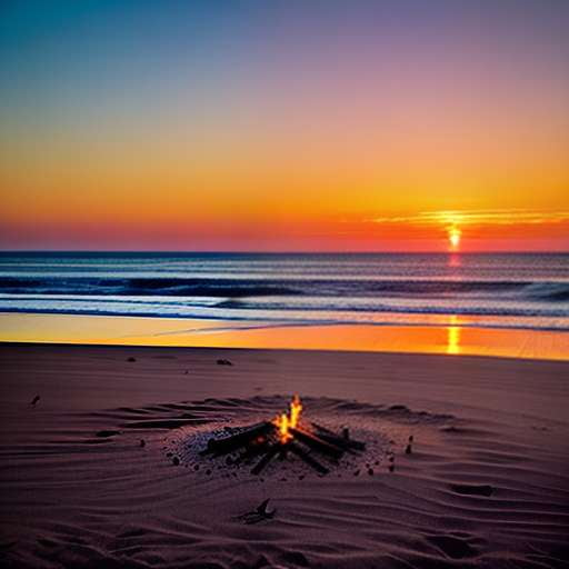 Beach Bonfire Mantra Yoga Midjourney Prompt - Customizable Text-to-Image Creation - Socialdraft