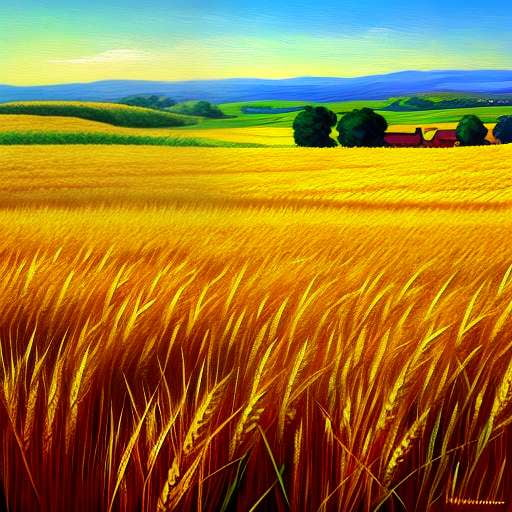 "Customizable Wheat Fields Letters Midjourney Prompt for Personalized Art Creation" - Socialdraft