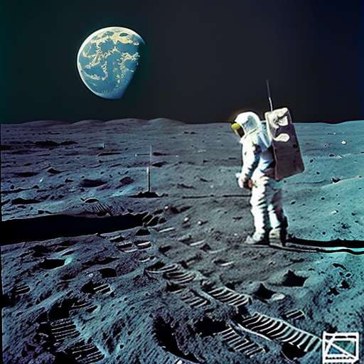 Moon Landing Midjourney Image Creation Prompt - Socialdraft