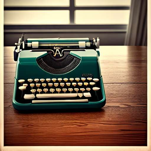 "Vintage Typewriter Ad" Midjourney Prompt - Customizable Text-to-Image Art for Creatives - Socialdraft