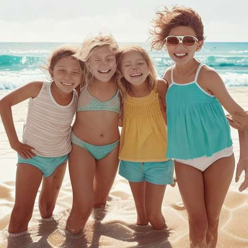 Midjourney Smiling Beach Portraits: Sunny & Happy Vibes - Socialdraft
