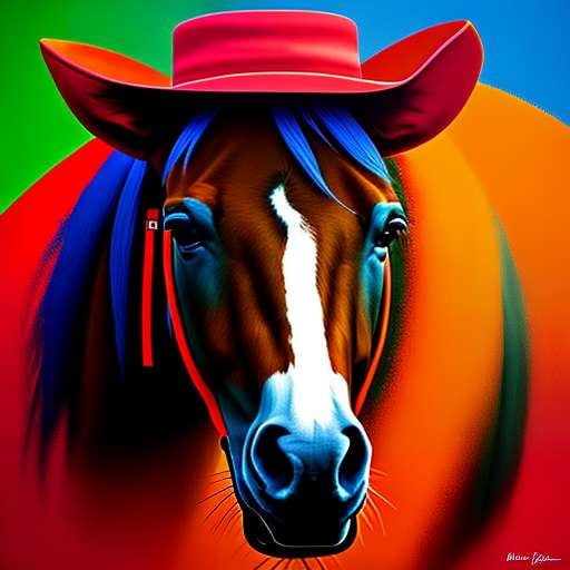 Horse Thief Portrait Generator - Midjourney Prompts - Socialdraft