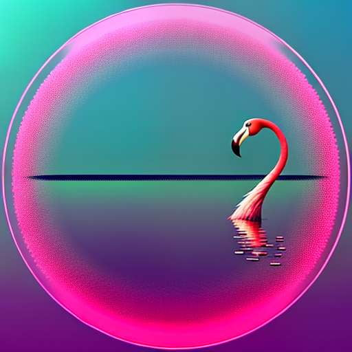 Mandala Flamingo Midjourney Prompt - Socialdraft