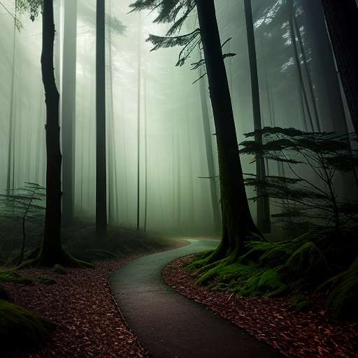 Shaded Forest Image Midjourney Prompt - Text to Image Model - Socialdraft