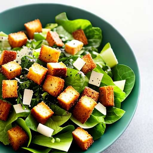 Caesar Salad Recipe Midjourney - Create Mouthwatering Dish in Minutes - Socialdraft