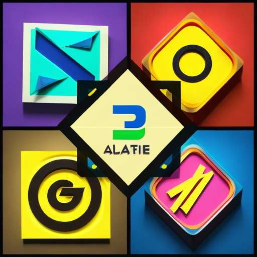 Colorful 3D Logo Midjourney Prompts with Vibrant Letters - Socialdraft