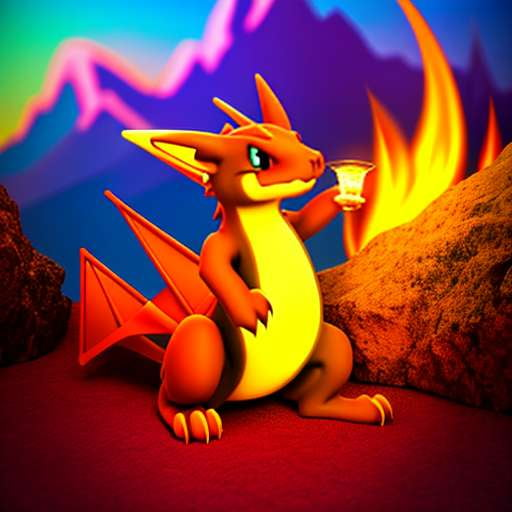 Chibi Charizard Midjourney Prompts: Get Your Own Adorable Charizard Art! - Socialdraft