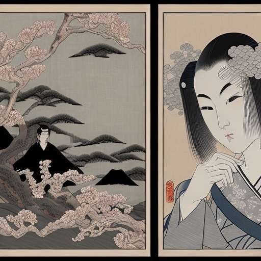 Midjourney Customizable Japanese Woodblock Prints for Artistic Inspiration - Socialdraft