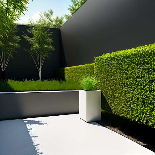 Minimalist Garden Design Midjourney Prompt - Socialdraft