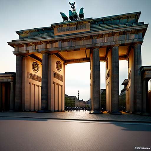 Brandenburg Gate Diorama Midjourney Prompt - Socialdraft