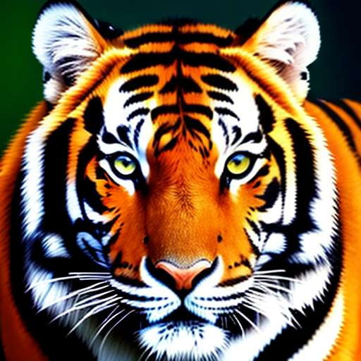 "Wild Tiger Yoga Mat" - Midjourney Prompt for Custom Recreation - Socialdraft