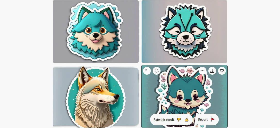 Cute Stickers design prompt for Midjourney - Socialdraft