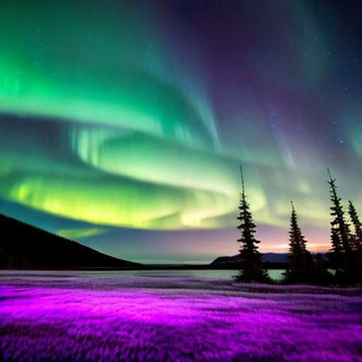 "Northern Lights" Midjourney Text-to-Image Prompt for Stunning Aurora Borealis Artwork - Socialdraft