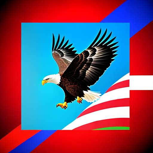 Patriotic Midjourney Sticker: Customize Your Own Americana Artwork - Socialdraft