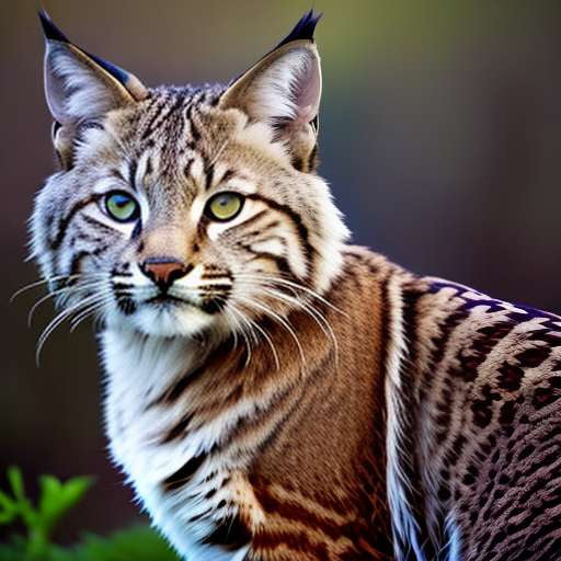 "Wildcat Wanderings" Midjourney Prompt: Customizable Bobcat Fur Print - Socialdraft