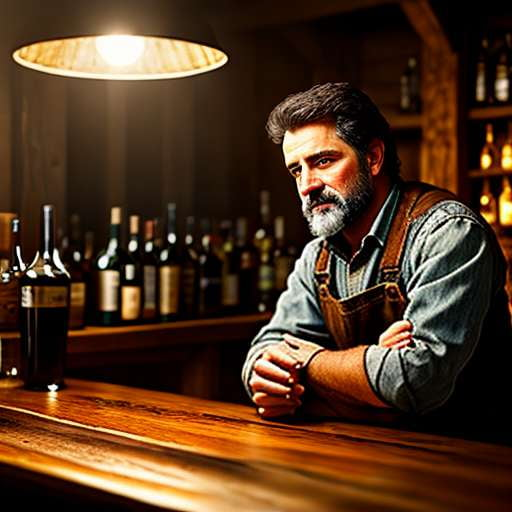 Rustic Tavern Owner Midjourney Portrait Generator - Socialdraft
