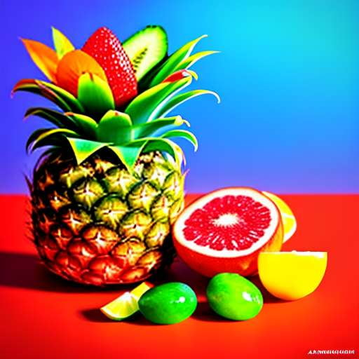 Colorful Fruit Mix Image Prompt for Midjourney Artanooga Shopify Store - Socialdraft