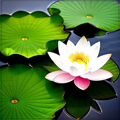 "Lotus Garden" Custom Midjourney Prompt for Unique Image Generation - Socialdraft