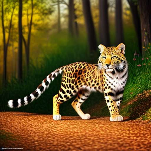 "Amur Leopard" Midjourney Art Prompt for Creative Image Generation - Socialdraft