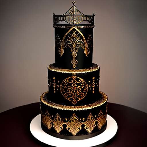 Opulent Underworld Cake: Customizable Midjourney Prompt - Socialdraft
