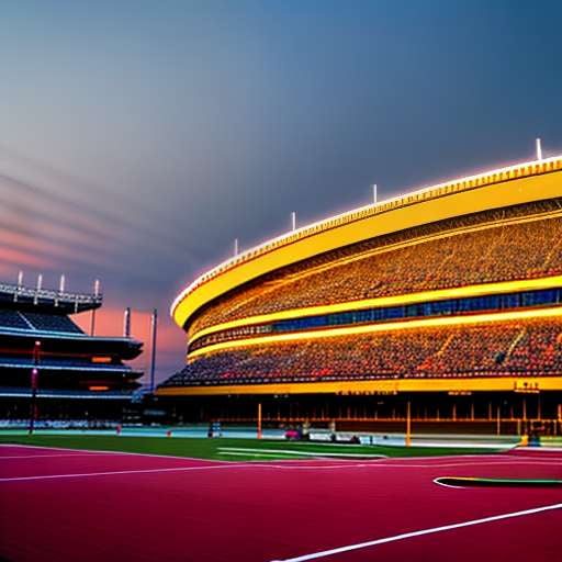 Under-Construction Football Stadium Midjourney Prompt - Create Your Own Stadium Masterpiece - Socialdraft