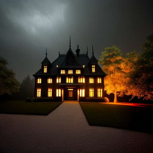Mystery Mansion Midjourney Prompt: Create Your Own Haunted House Adventure! - Socialdraft