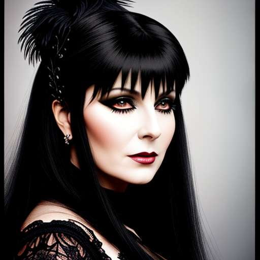 "Elvira" Midjourney Portrait Prompt for Custom Image Generation - Socialdraft