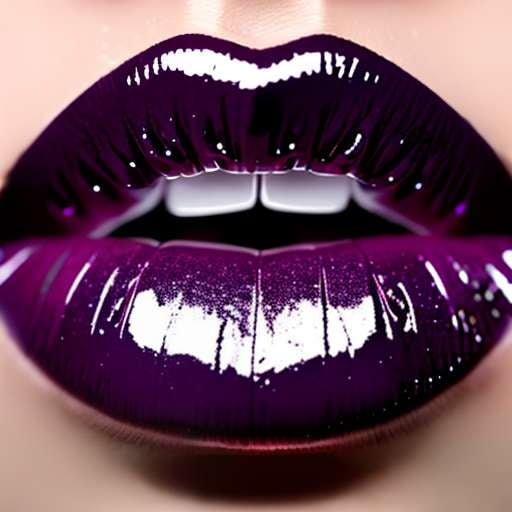 Plum Glitter Lipstick Midjourney Prompt - Socialdraft