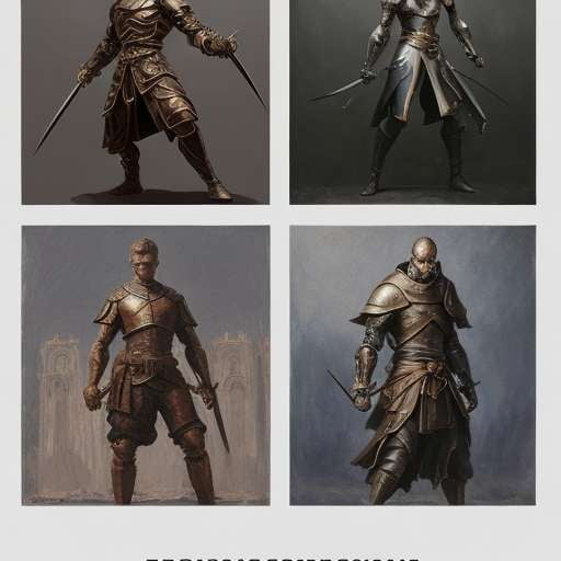 Dynamic Warrior Character Design Midjourney Prompts for Gaming and Illustration. - Socialdraft