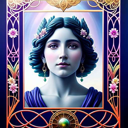 Ethereal Goddess Portrait Midjourney Prompt - Customizable Image Generation - Socialdraft