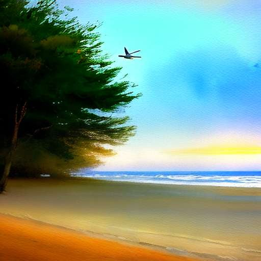 "Beach Daydream" Custom Midjourney Prompt - Create Your Own Dreamy Seascape - Socialdraft